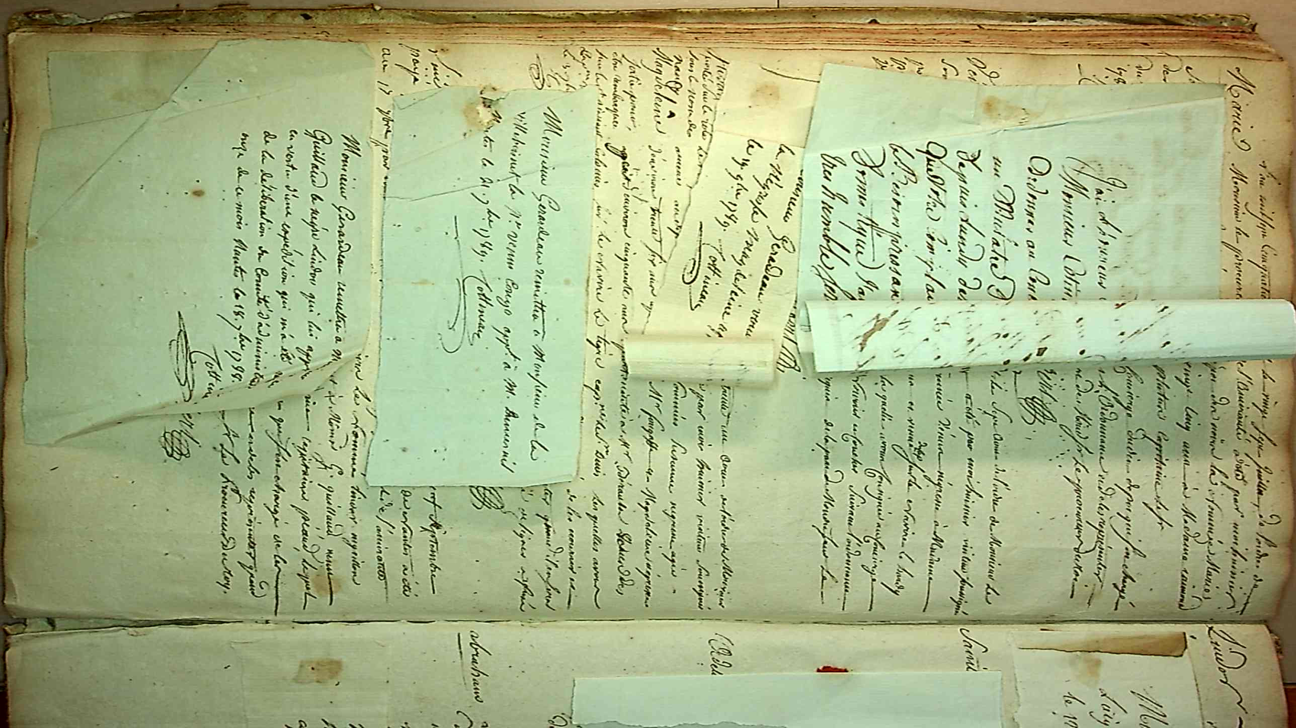 Numérisation de la page 77 du registre d’écrou